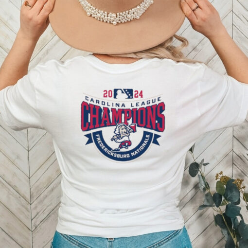 Official Fredericksburg Nationals 2024 MLB Carolina League Champions shirt