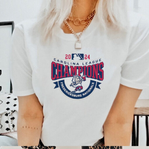 Official Fredericksburg Nationals 2024 MLB Carolina League Champions shirt