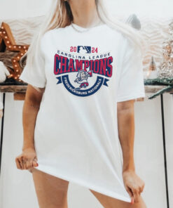 Official Fredericksburg Nationals 2024 MLB Carolina League Champions shirt