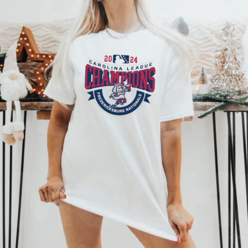 Official Fredericksburg Nationals 2024 MLB Carolina League Champions shirt