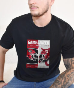 Official Georgia Bulldogs vs Alabama Crimson Tide Game Of The Week College Football 25 shirt