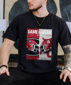 Official Georgia Bulldogs vs Alabama Crimson Tide Game Of The Week College Football 25 shirt