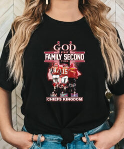 Official God First Family Second Then Kansas City Chiefs Kingdom T Shirt