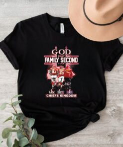 Official God First Family Second Then Kansas City Chiefs Kingdom T Shirt