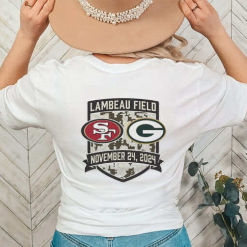 Official Green Bay Packers vs San Francisco 49ers Lambeau Field November 24 2024 Matchup Shirt