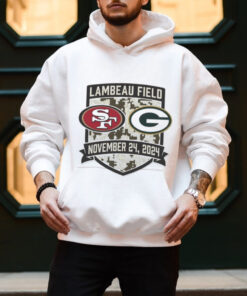 Official Green Bay Packers vs San Francisco 49ers Lambeau Field November 24 2024 Matchup Shirt