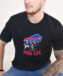 Official Halloween Horror Characters X Buffalo Bills Thug Life Shirt