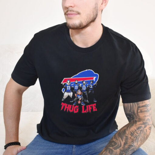 Official Halloween Horror Characters X Buffalo Bills Thug Life Shirt