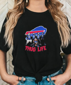 Official Halloween Horror Characters X Buffalo Bills Thug Life Shirt