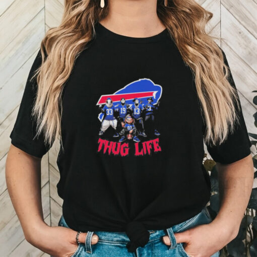 Official Halloween Horror Characters X Buffalo Bills Thug Life Shirt