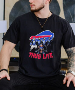 Official Halloween Horror Characters X Buffalo Bills Thug Life Shirt