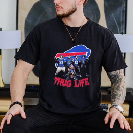 Official Halloween Horror Characters X Buffalo Bills Thug Life Shirt