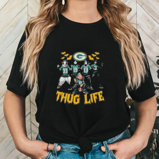 Official Halloween Horror Characters X Green Bay Packers Thug Life Shirt