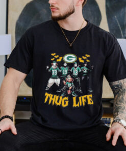 Official Halloween Horror Characters X Green Bay Packers Thug Life Shirt