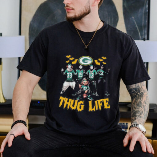 Official Halloween Horror Characters X Green Bay Packers Thug Life Shirt