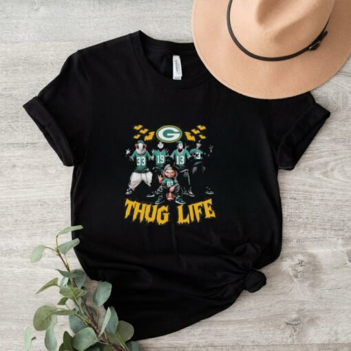 Official Halloween Horror Characters X Green Bay Packers Thug Life Shirt