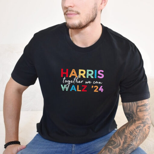 Official Harris & Walz Together We Can 2024 T shirt