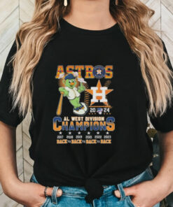 Official Houston Astros AL West Division Champions 2024 Champs Memories Shirt