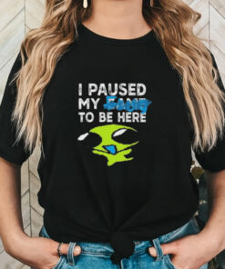 Official I Paused My Flug To Be Here Shirt