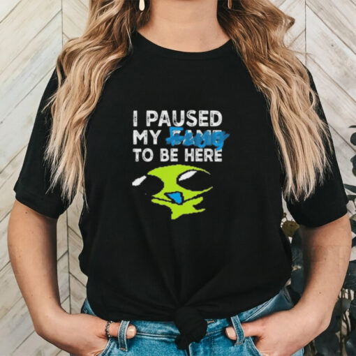 Official I Paused My Flug To Be Here Shirt