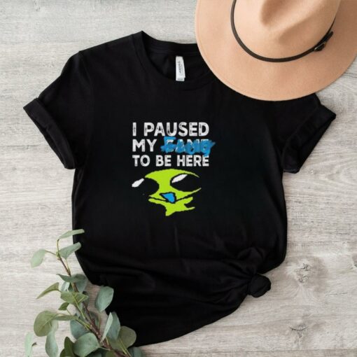 Official I Paused My Flug To Be Here Shirt