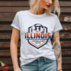 Official Illinois Fighting Illini Soccer Logo White T Shirt