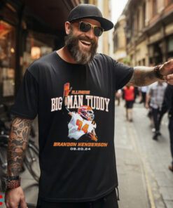 Official Illinois Football Big Man Tuddy Brandon Henderson 9 20 24 Graphic t shirt