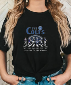 Official Indianapolis Colts The Legends Of The Colts 71 Years Of Memories T Shirt