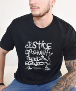 Official Justice Opportunity Equity Freedom Shirt