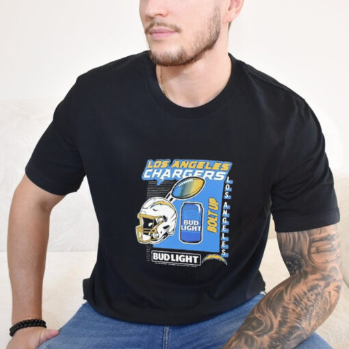 Official Los Angeles Chargers Anheuser Busch Bolt Up 2024 Unisex T Shirt