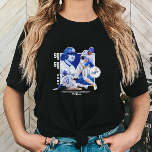 Official Los Angeles Dodgers Shohei Ohtani Black Greatest Game Shirt