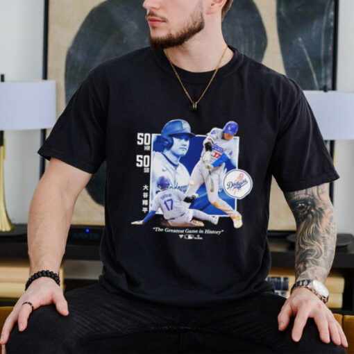 Official Los Angeles Dodgers Shohei Ohtani Black Greatest Game Shirt