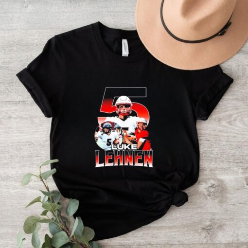 Official Luke Lehnen #5 North Central College Cardinals Graphic 2024 t shirt