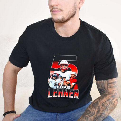 Official Luke Lehnen #5 North Central College Cardinals Graphic 2024 t shirt