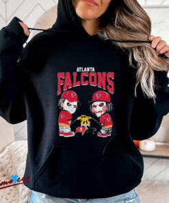 Official Michael Myers And Billy The Puppet X Atlanta Falcons Pee On NFL Teams Halloween 2024 Shirt