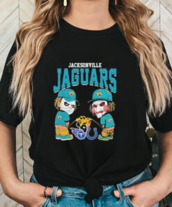 Official Michael Myers And Billy The Puppet X Jacksonville Jaguars Pee On NFL Teams Halloween 2024 Shirt