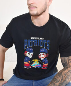 Official Michael Myers And Billy The Puppet X New England Patriots Pee On NFL Teams Halloween 2024 Shirt