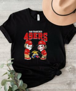 Official Michael Myers And Billy The Puppet X San Francisco 49ers Pee On NFL Teams Halloween 2024 Shirt