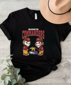 Official Michael Myers And Billy The Puppet X Washington Commanders Pee On NFL Teams Halloween 2024 Shirt