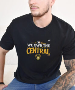 Official Milwaukee Brewers 2024 NL Central Division Champions Locker Room Shirt