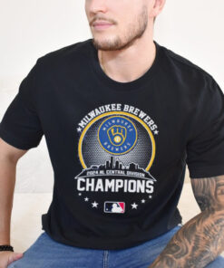 Official Milwaukee Brewers City Skyline 2024 NL Central Division Champions Shirt