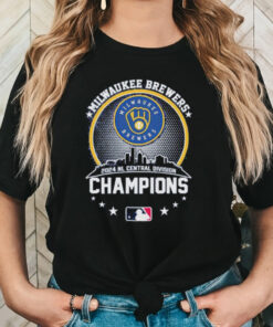 Official Milwaukee Brewers City Skyline 2024 NL Central Division Champions Shirt