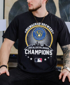 Official Milwaukee Brewers City Skyline 2024 NL Central Division Champions Shirt