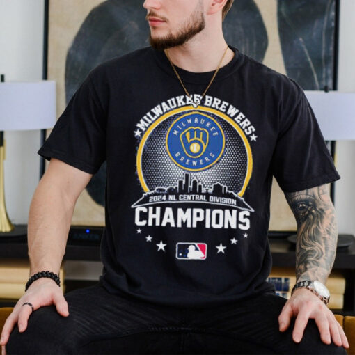 Official Milwaukee Brewers City Skyline 2024 NL Central Division Champions Shirt