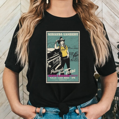 Official Miranda Lambert Casa Rosa Nashville TN September 15 2024 Poster Shirt