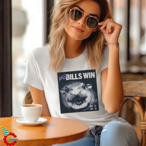 Official Moodeng Buffalo Bills Win GoBills BillsMafia Poster t shirt