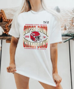 Official NFL Kansas City Chiefs Super Bowl LVIII Champions February 11 2024 t shirt