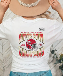 Official NFL Kansas City Chiefs Super Bowl LVIII Champions February 11 2024 t shirt