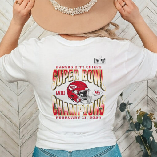 Official NFL Kansas City Chiefs Super Bowl LVIII Champions February 11 2024 t shirt