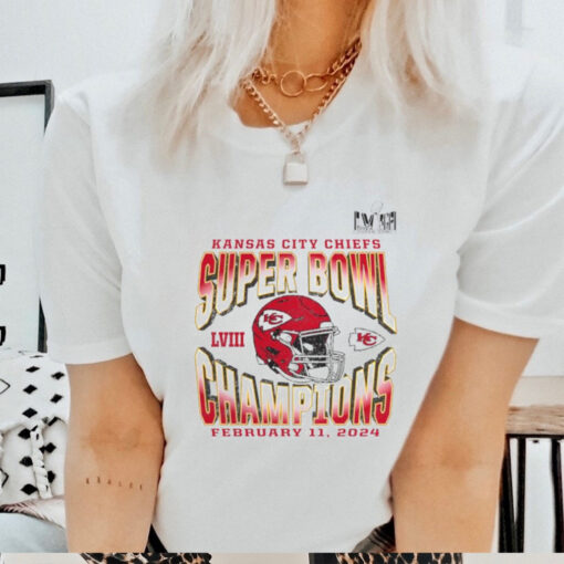 Official NFL Kansas City Chiefs Super Bowl LVIII Champions February 11 2024 t shirt